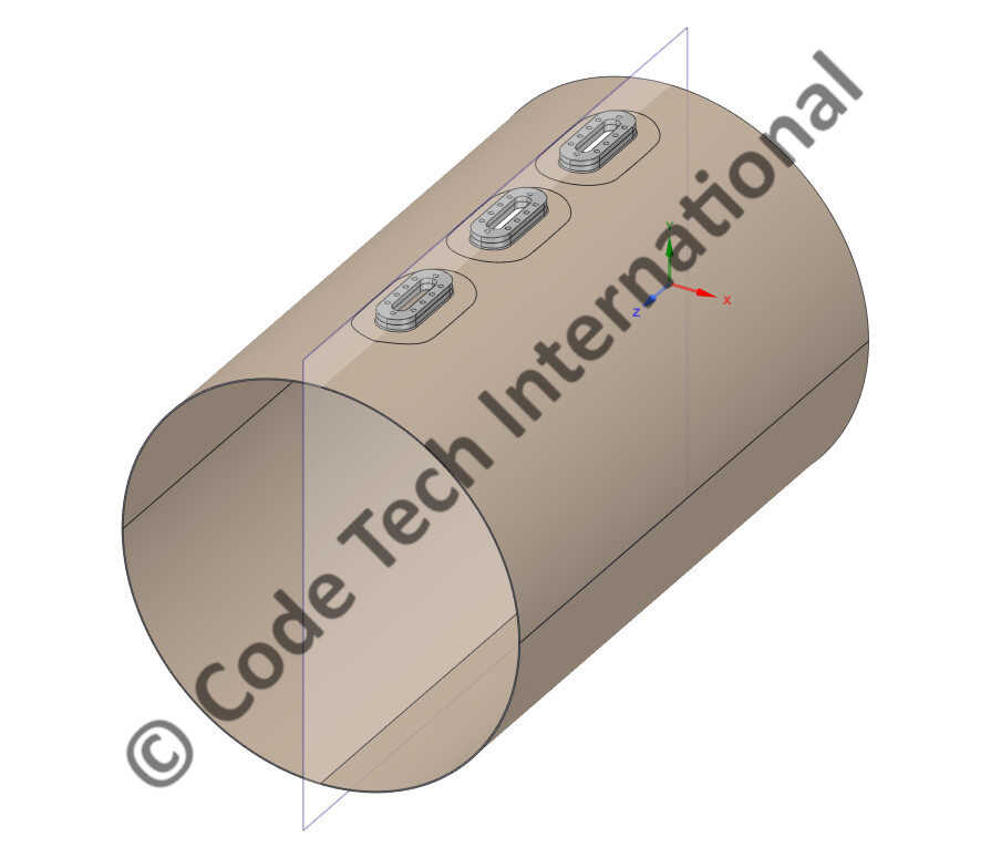 Nozzle Load Analysis SpaceClaim Model