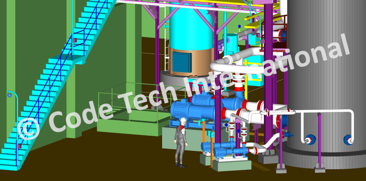 Anaerobic Wastewater Treatment Plant Layout CADWorx 2