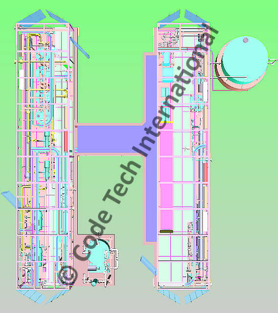 Containerized Water Treatment Plant CADWorx Model 1