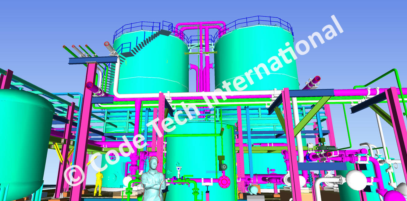 Demineralized Water Plant Layout CADWorx 2
