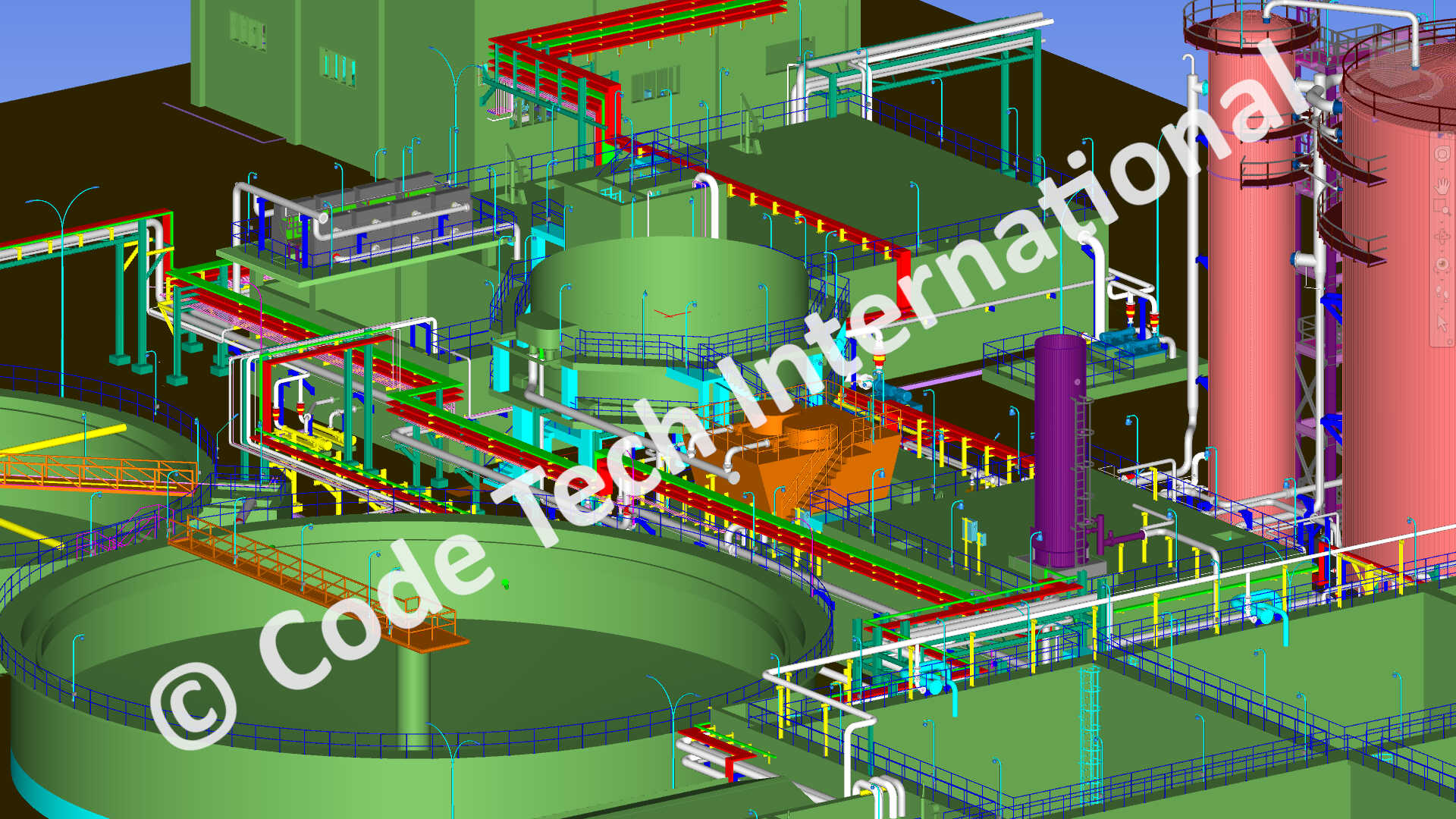 Effluent Treatment Plant Layout CADWorx 2