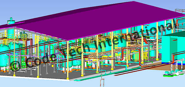 Raw Water Treatment Plant Piping 3D Model Navisworks 1