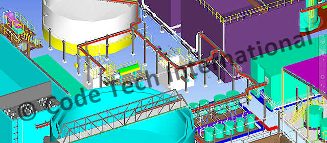 Raw Water Treatment Plant Layout CADWorx 2