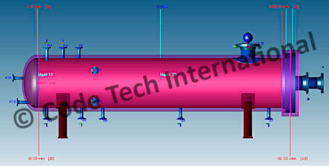 ASME Pressure Vessel Design and Analysis PV-Elite Reboiler Surge Drum