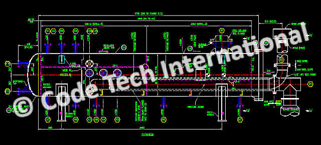 ASME Pressure Vessel Detail Engineering Reboiler Surge Drum