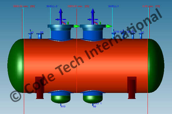 Closed Drain Vessel U-stamped ASME Pressure Vessel Design and Analysis PV-Elite