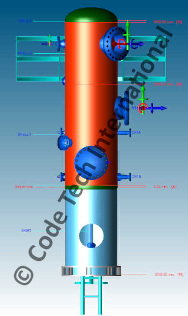 Gas Scrubber ASME Pressure Vessel Design and Analysis PV-Elite 2