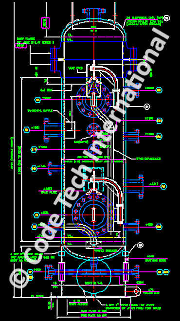 HP Fuel Gas Scrubber Drawing