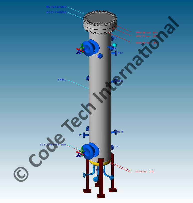 Gas Coalescer Skid Package PV-Elite Design