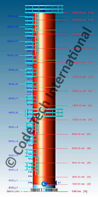 Calibration Tower Stainless Steel Design PV-Elite
