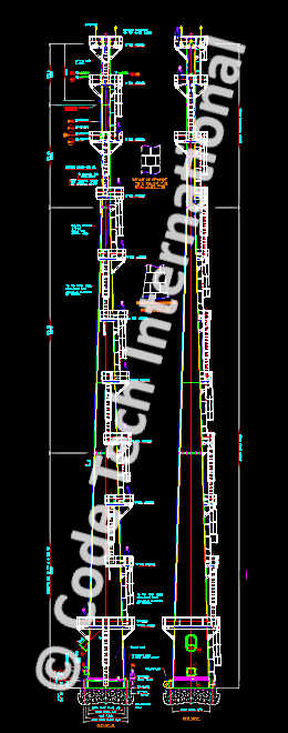 Incinerator Stack Refinery Chimney Detail Engineering