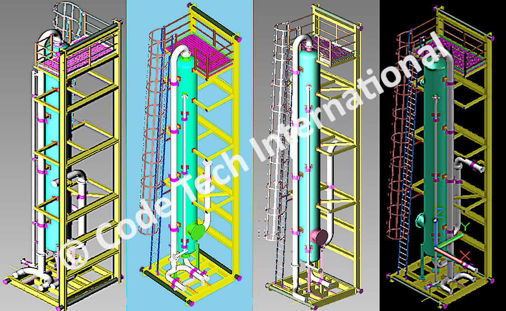 Mud Gas Separators CADWorx Model