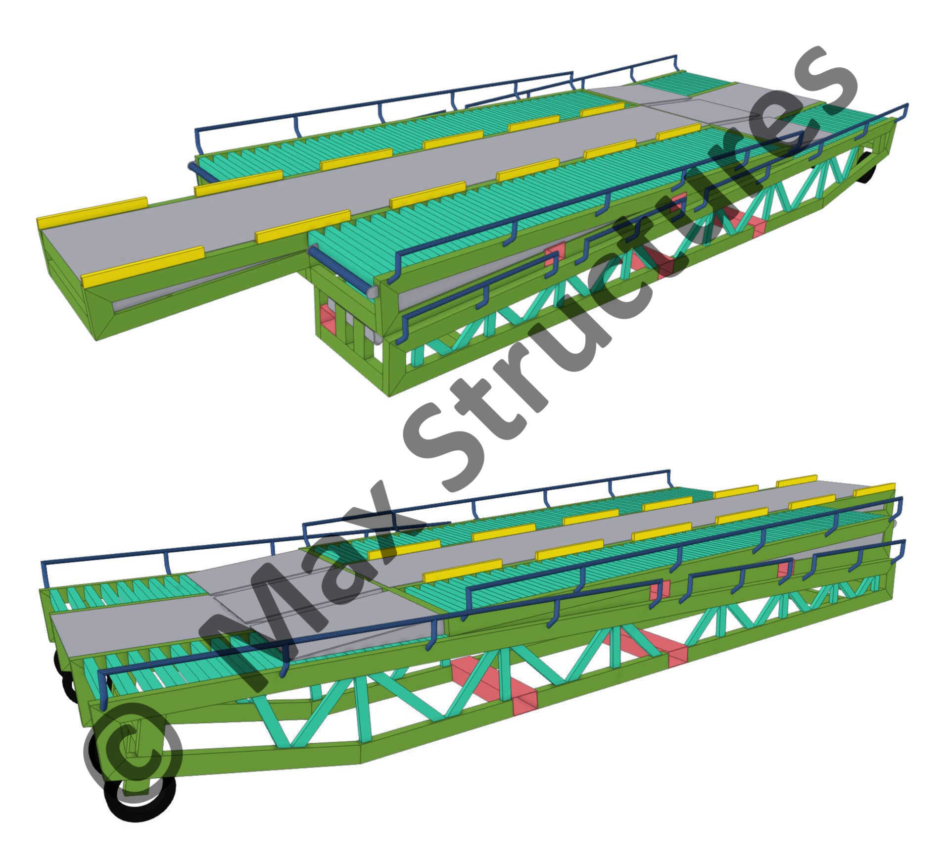 Loading Ramp Tekla Structures 3D Modeling 1