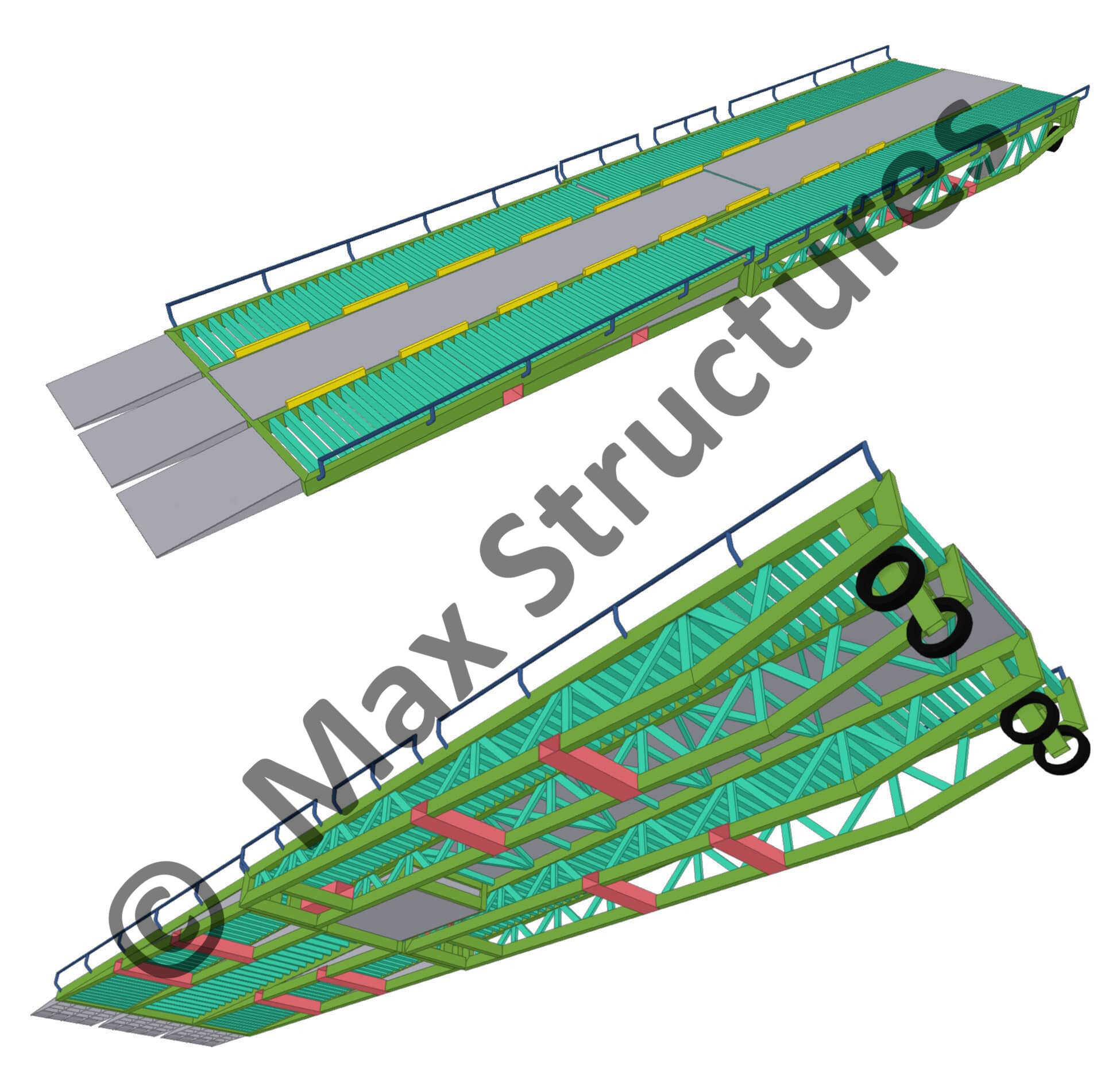 Loading Ramp Tekla Structures 3D Modeling 2