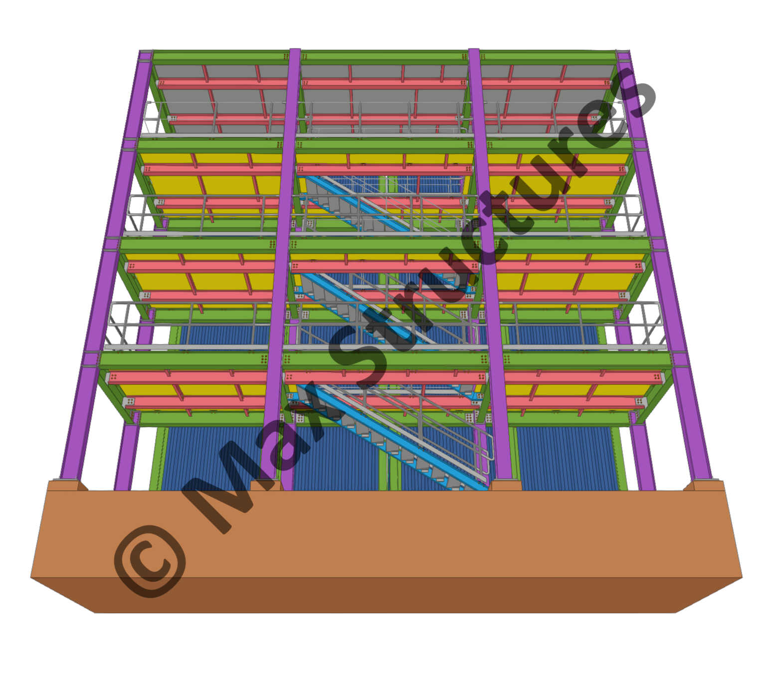Reefer Tekla Structures 3D Modeling 4