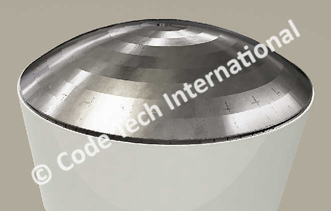 Tank Dome Tekla Structures 3D Modeling 1