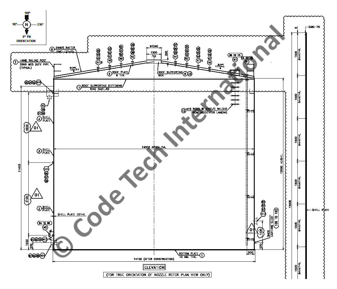 Anaerobic Digester Storage Tank Detail Engineering