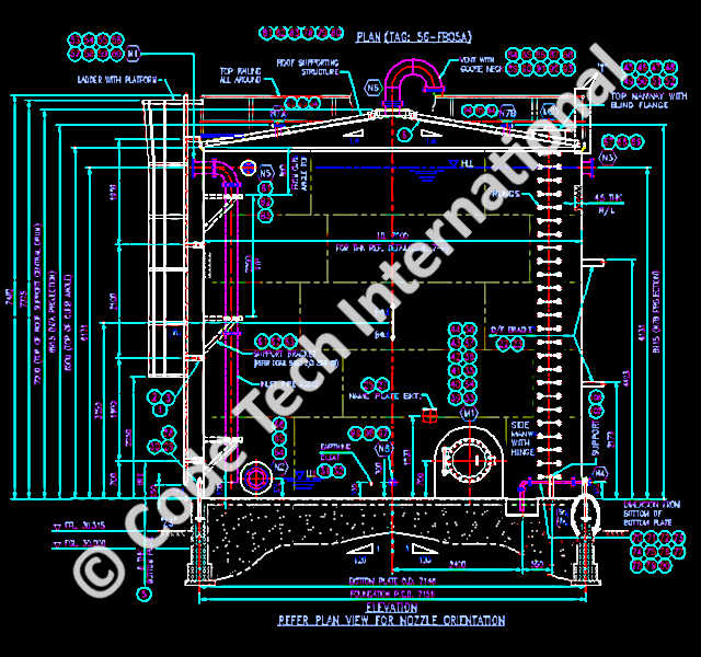 Degassed Water Storage Tank Detail Engineering