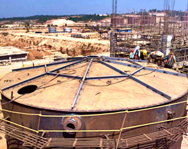 Degassed Water Storage Tank Roof Complete