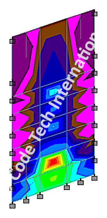 Dual Compartment Tank Partition Plate STAAD Structural Analysis