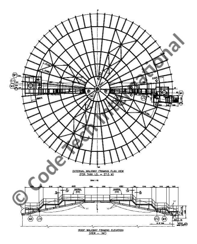 Effluent Storage Tanks Roof Detail Engineering