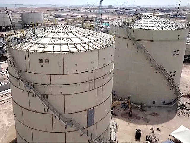 Effluent Storage Tanks Staircase Complete
